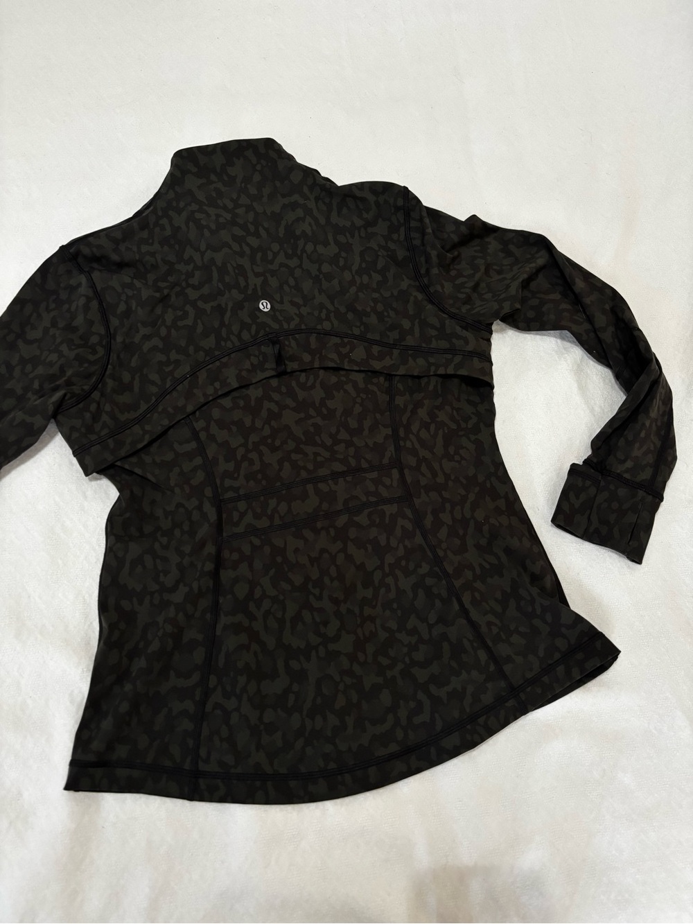 lululemon athletica Olive Green Animal-Print Jacket - Picture 4 of 4